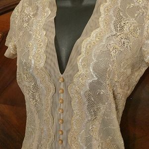BCBG Lace Blouse